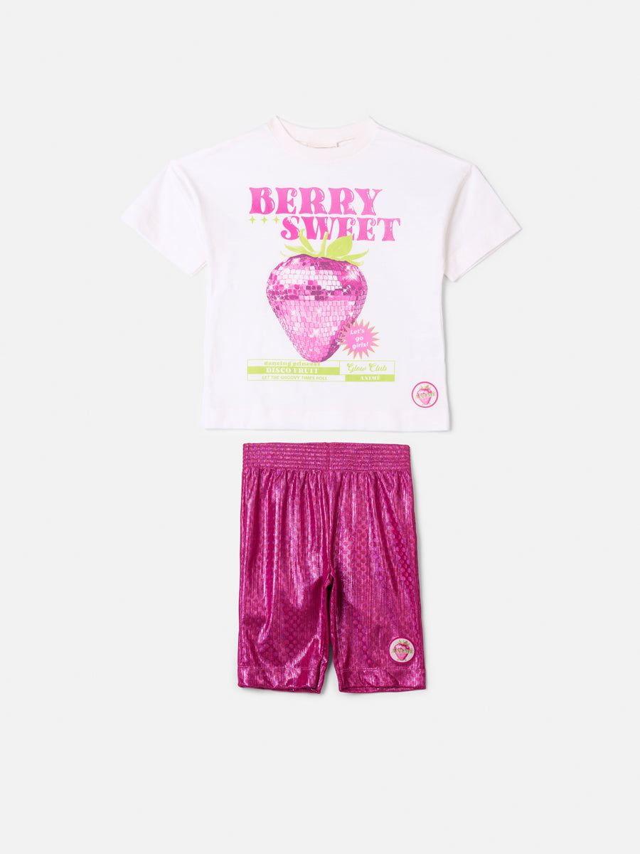 Conjunto Blusa e Legging Berry Perola/Uva Anime