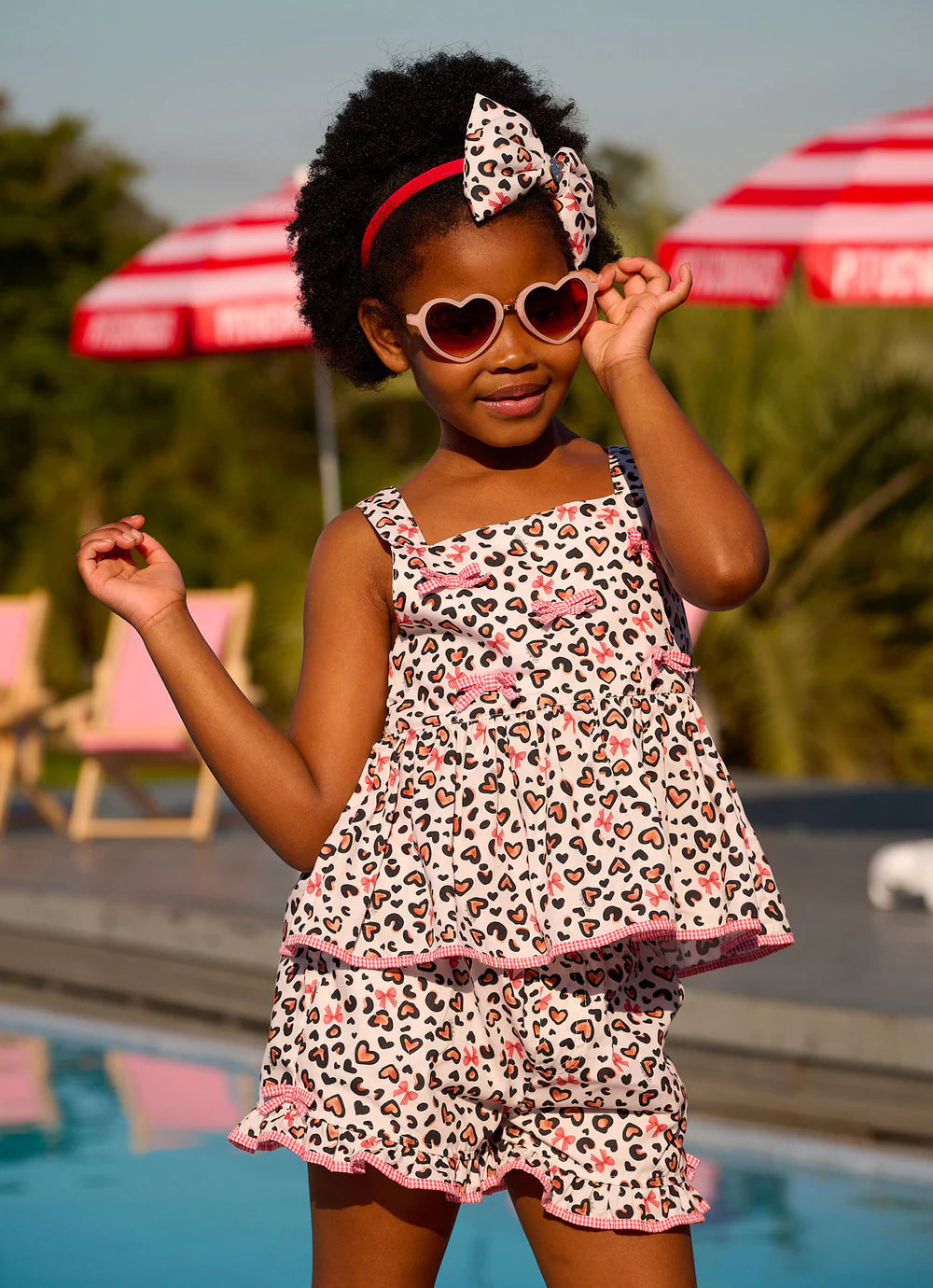 Blusa Algodão Onçado Mini Laços Resort Pituchinhus