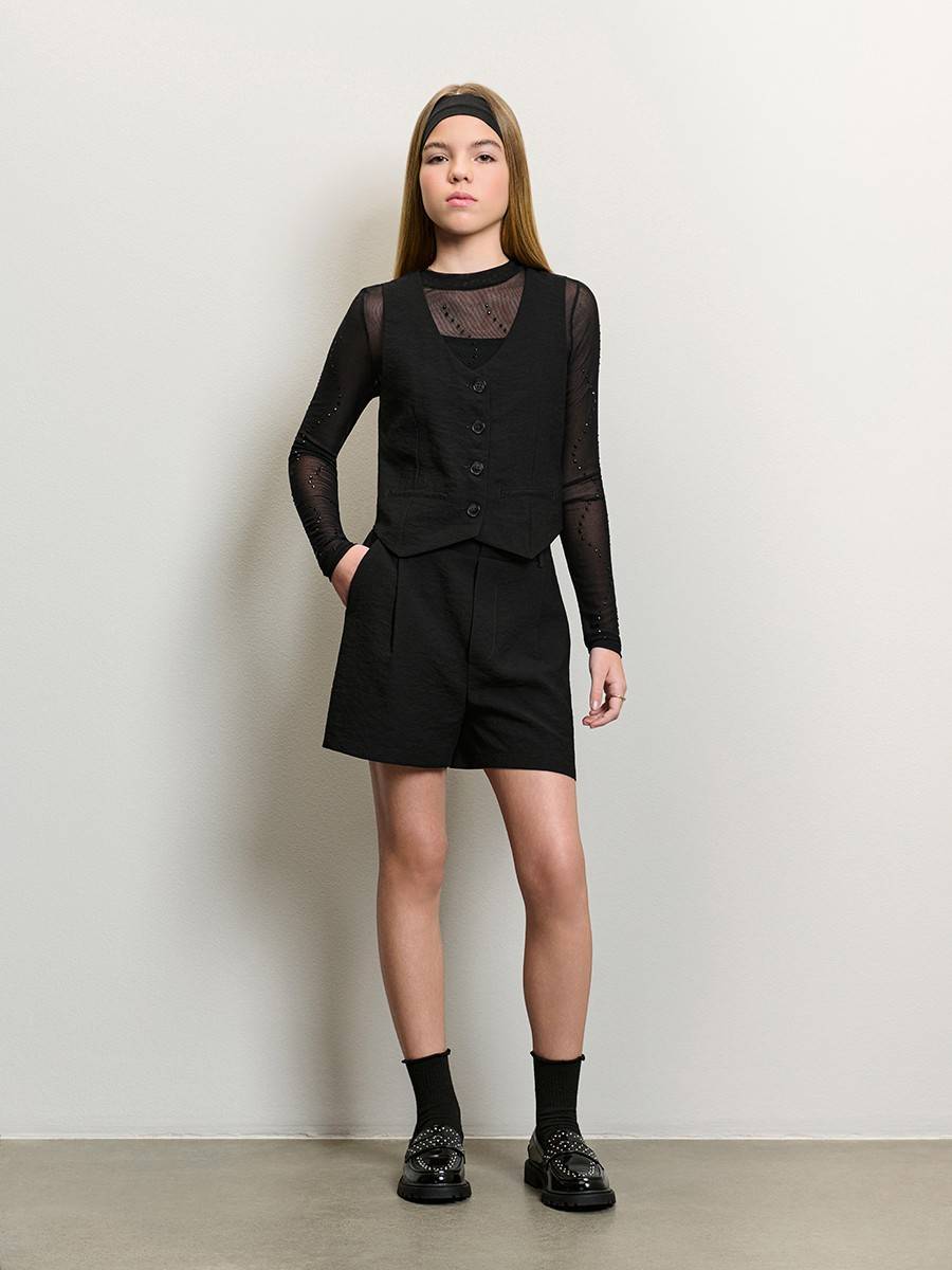 Shorts Alfaiataria Preto I Am