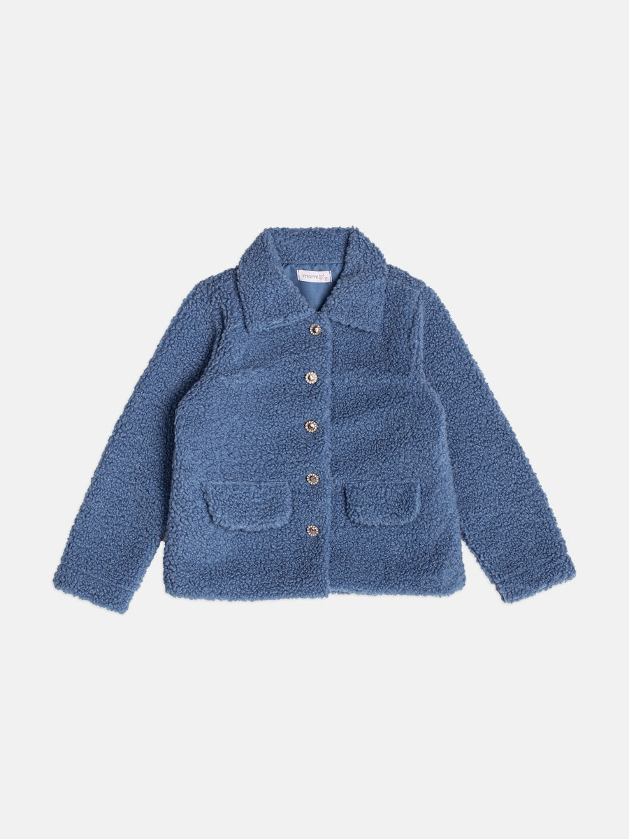 Casaco Pelo Azul Dolce Momi