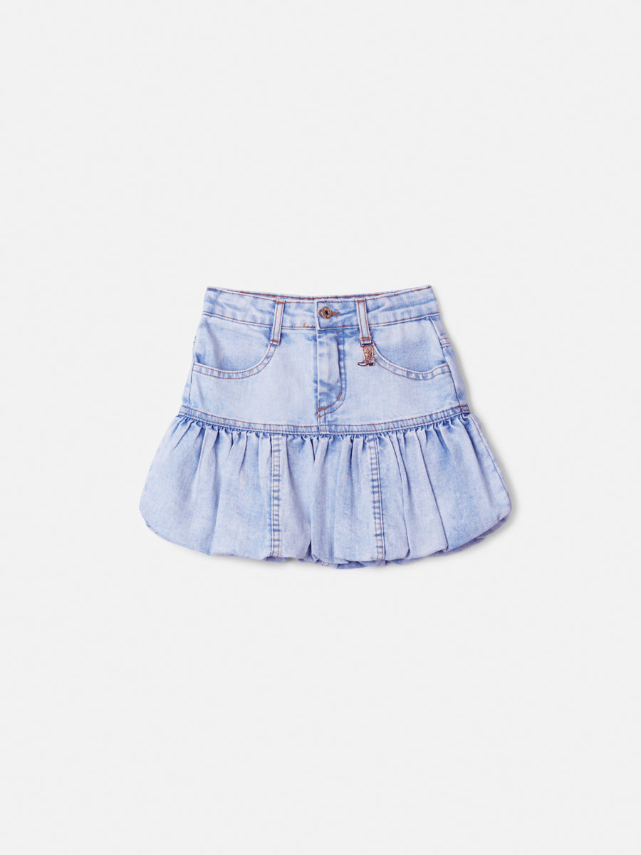 Saia Jeans Balonê Anime