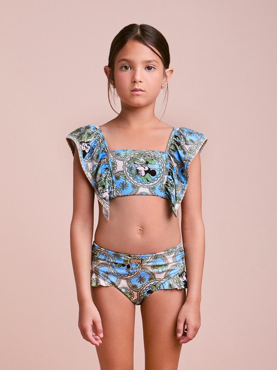 Biquíni Paisley da Minnie com Babados Anime