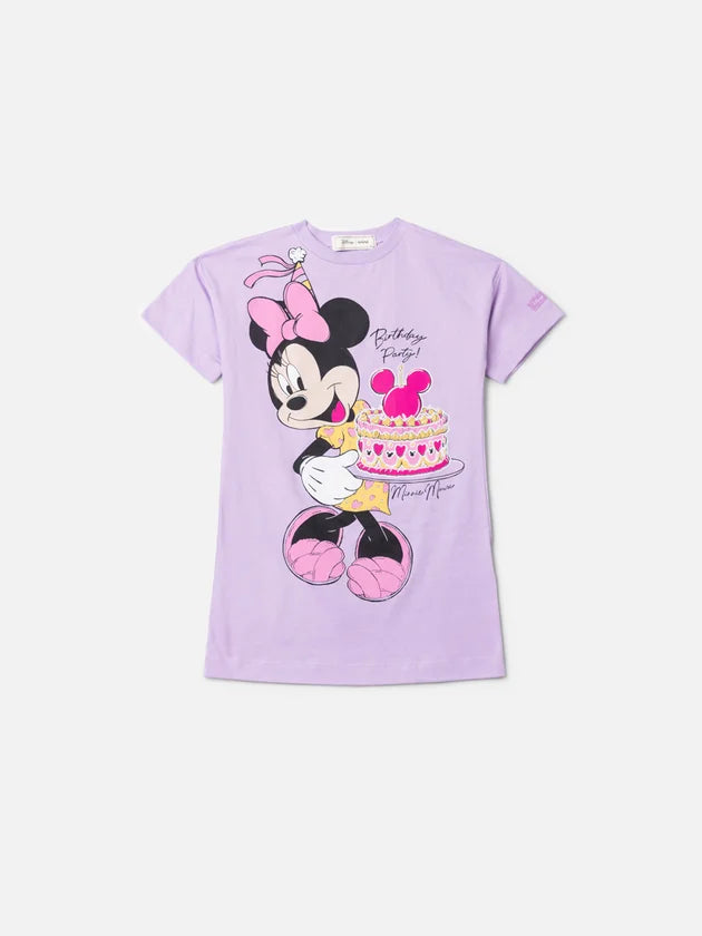 Vestido Camisola Lilás da Minnie Mouse