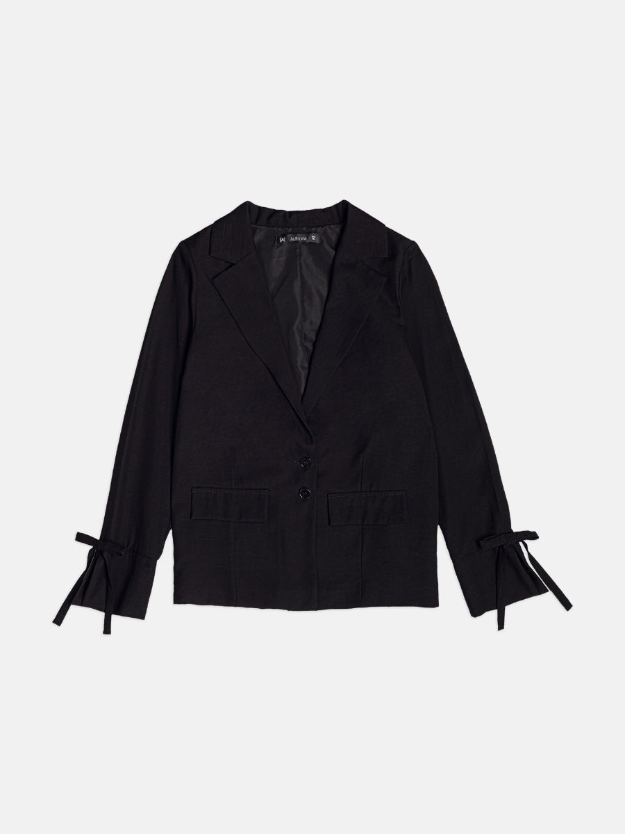 Blazer Com Lacos Preto I Am