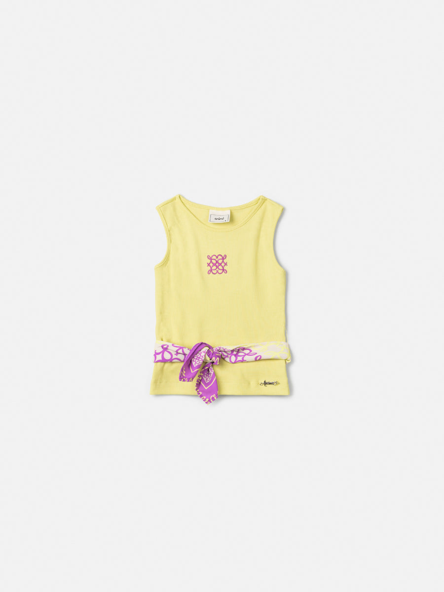 Blusa com Lenço Verde Anime