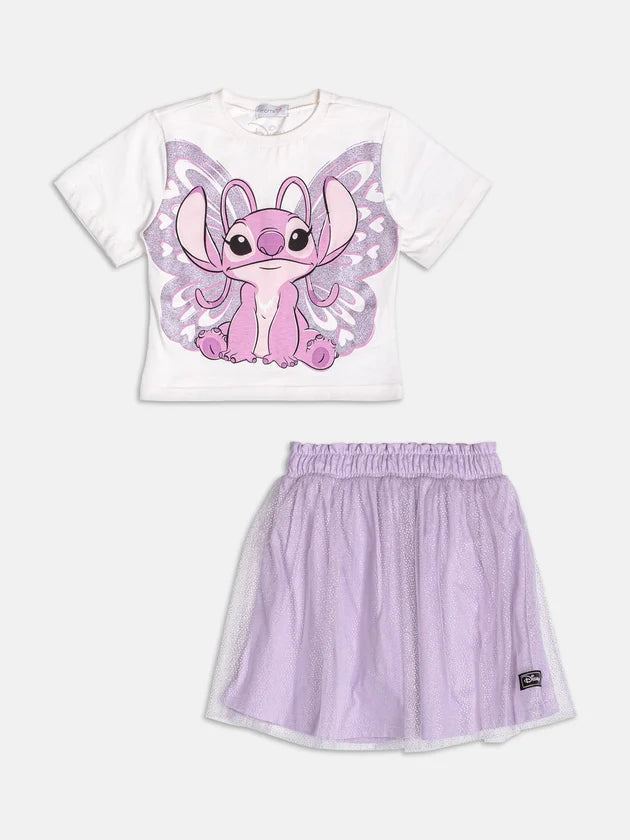 Conjunto Blusa e Saia Angel com Tule Momi