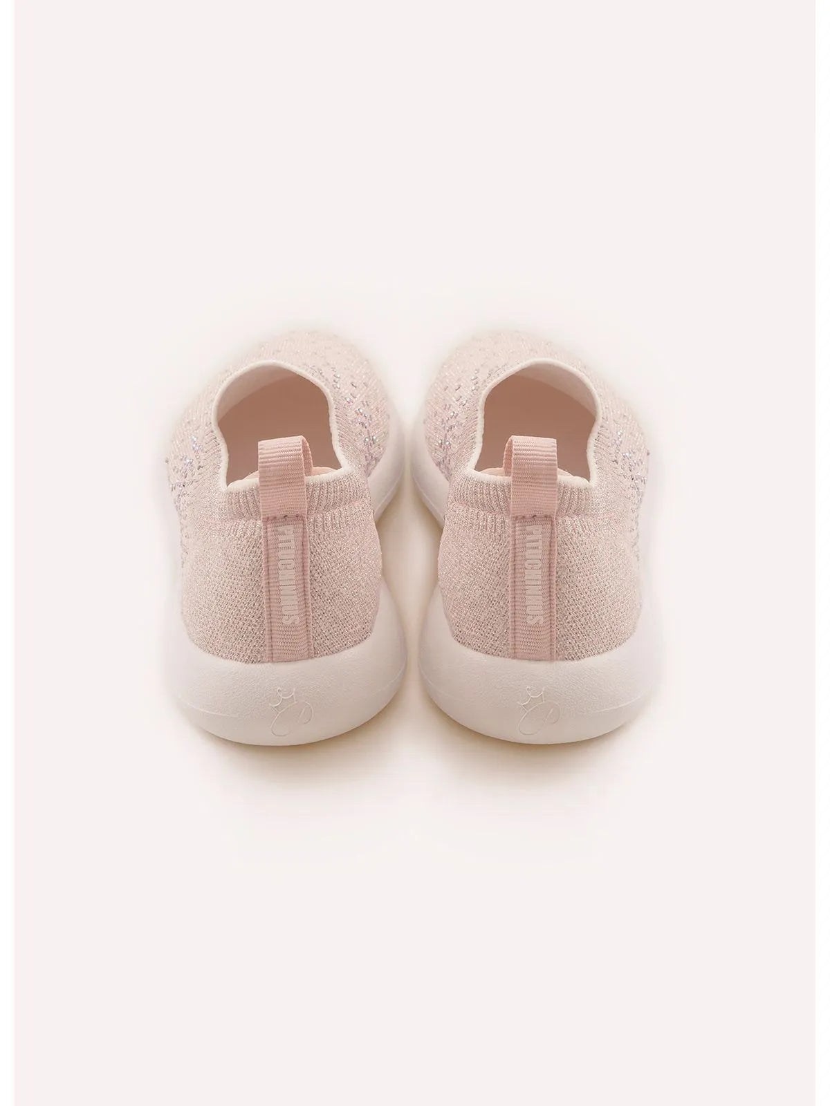 Tenis Knit Cristais Degradê Rosa Dolce - BambolePetit