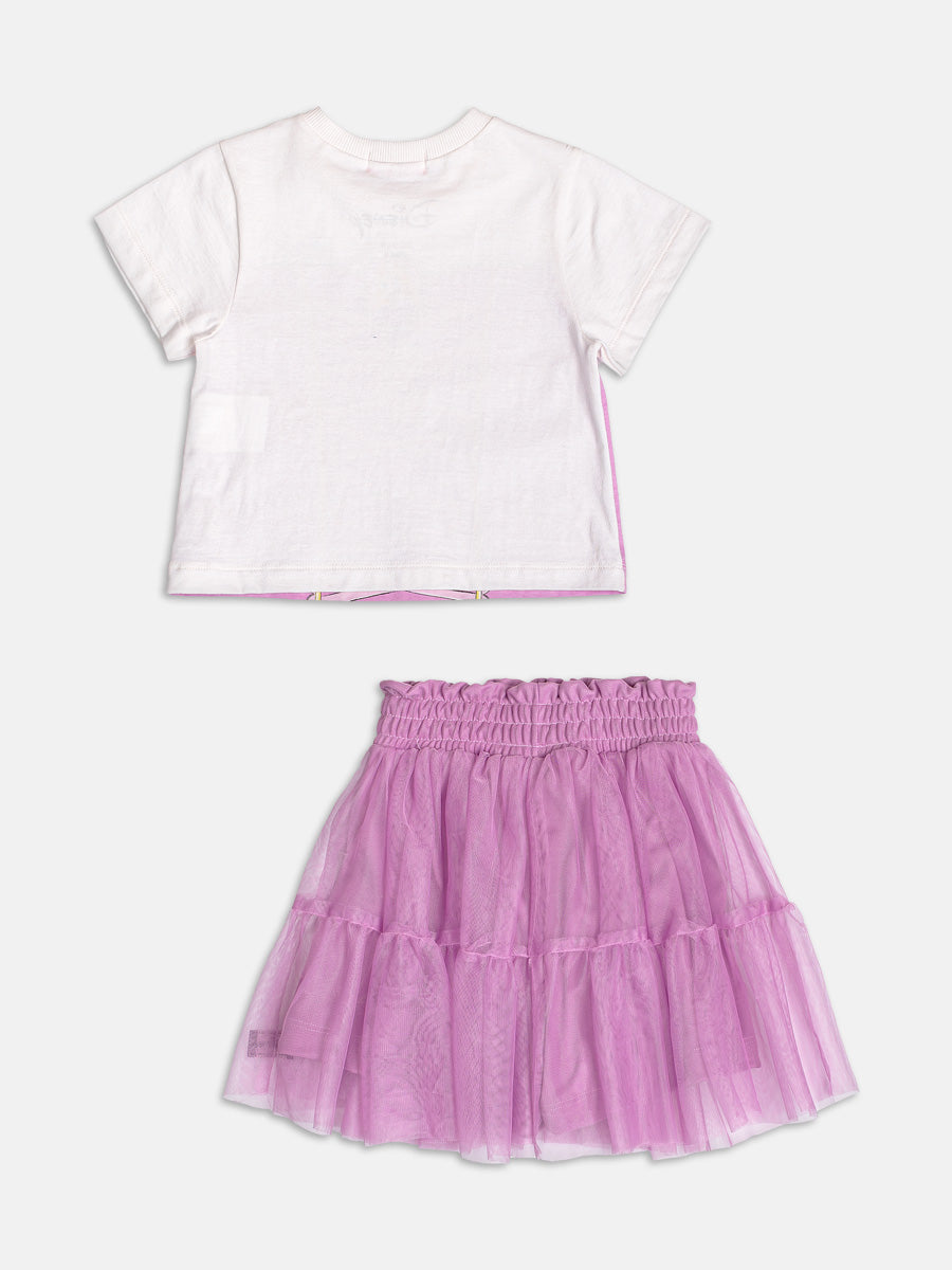 Conjunto Rosa da Princesa Rapunzel Momi