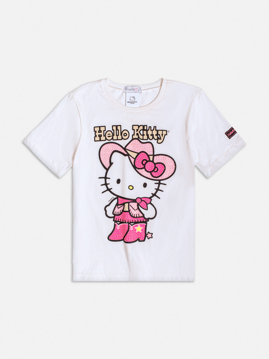 Blusa Cowgirl Hello Kitty Perola - BambolePetit