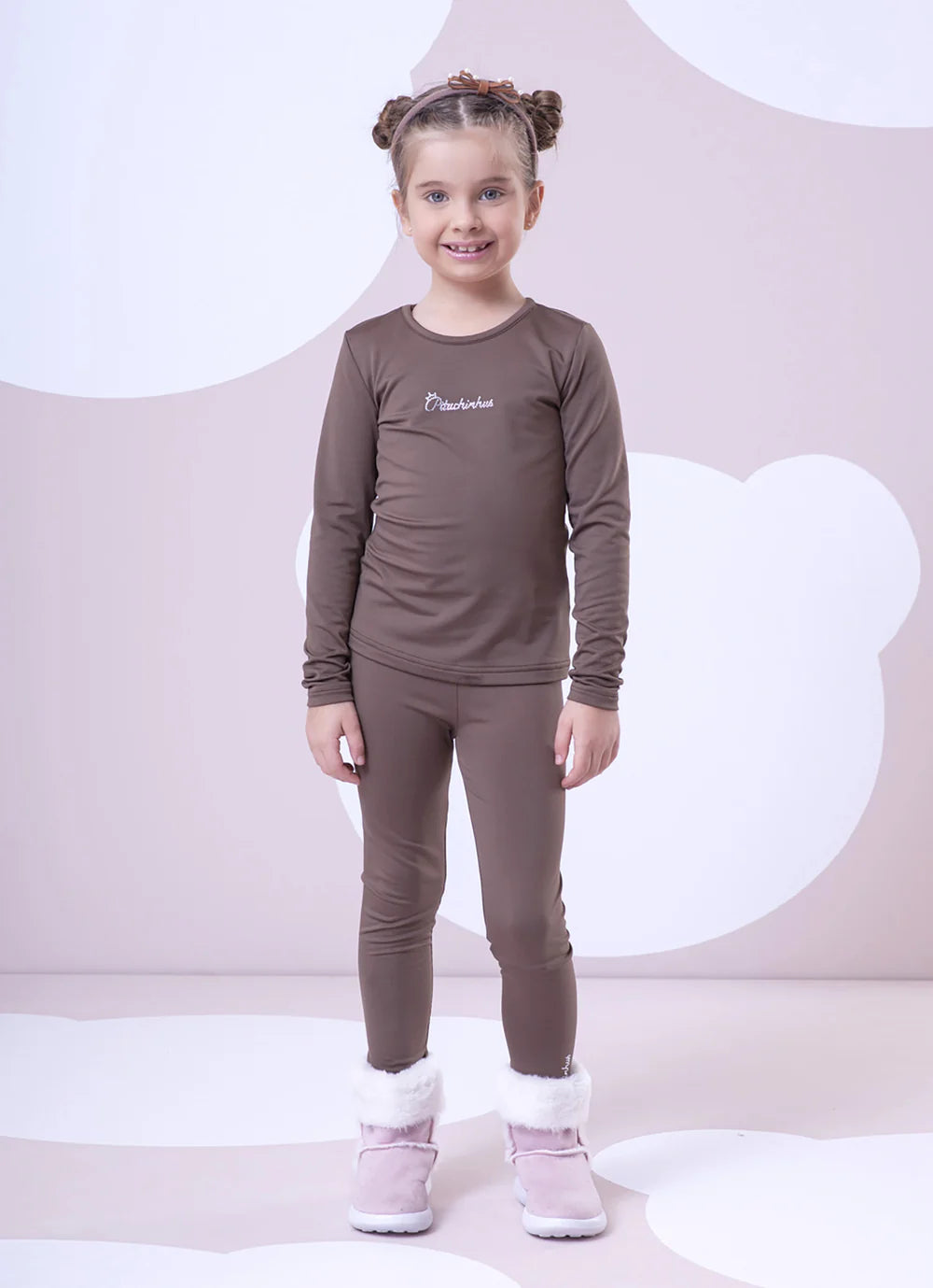 Blusa Térmica Marrom Pituchinhus
