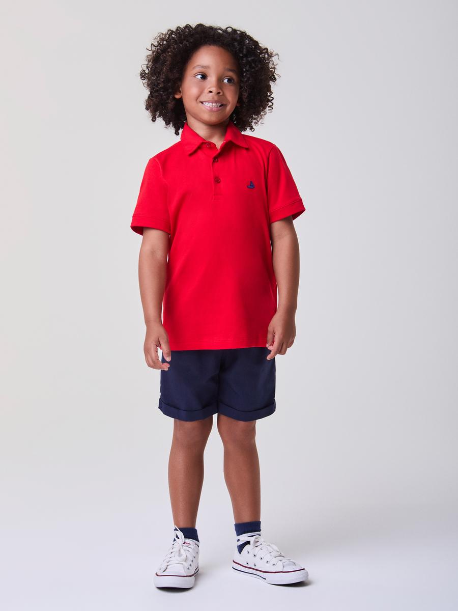 Conjunto Polo e Bermuda Bimbi