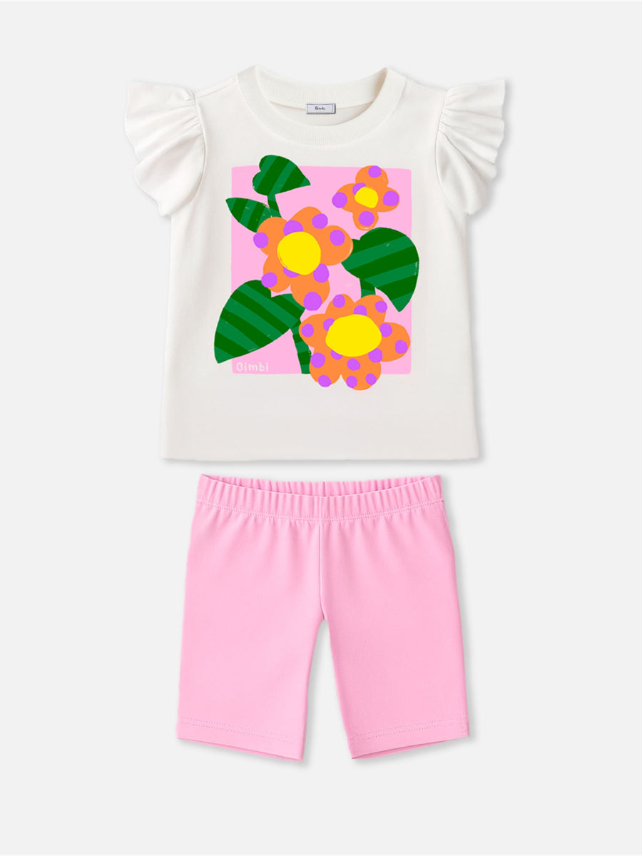 Conjunto Rosa Flores Bimbi