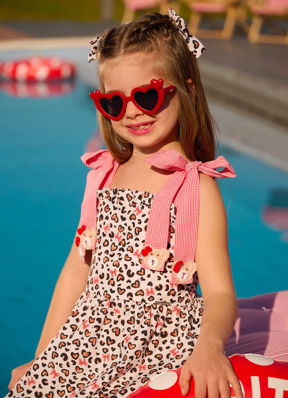 Vestido Algodão Onçado Crochê Resort Pituchinhus