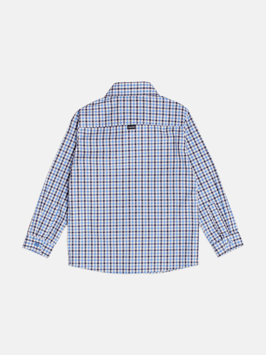 Camisa Manga Longa Casual Xadrez Mickey Youccie