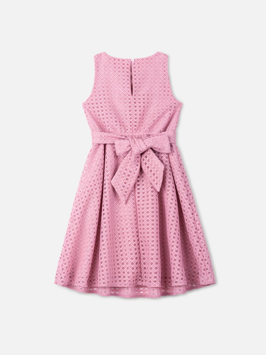 Vestido Tule Rosa Quartzo - BambolePetit