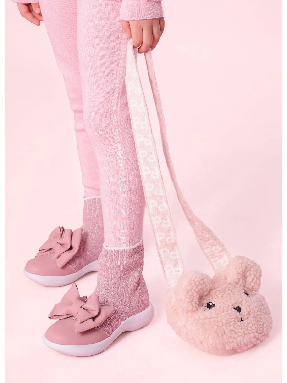 Calça Legging Tricot Pituchinhus Sugar Rose - BambolePetit