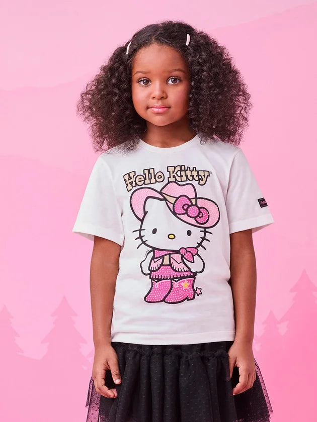 Blusa Cowgirl Hello Kitty Perola - BambolePetit