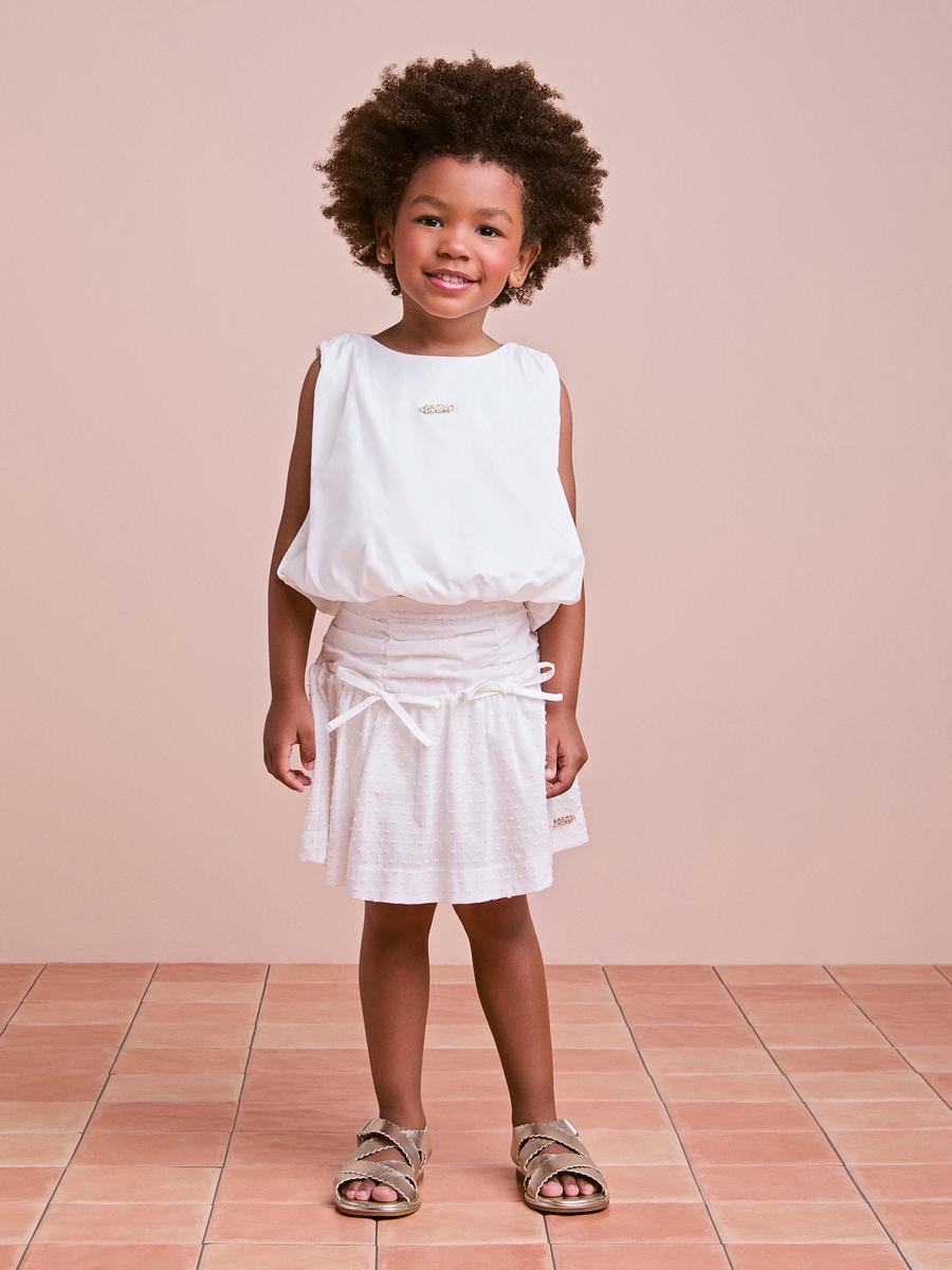 Conjunto Infantil Balonê com Laços Anime