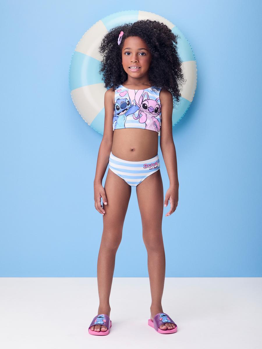 Biquíni Listrado do Stitch e Angel Momi