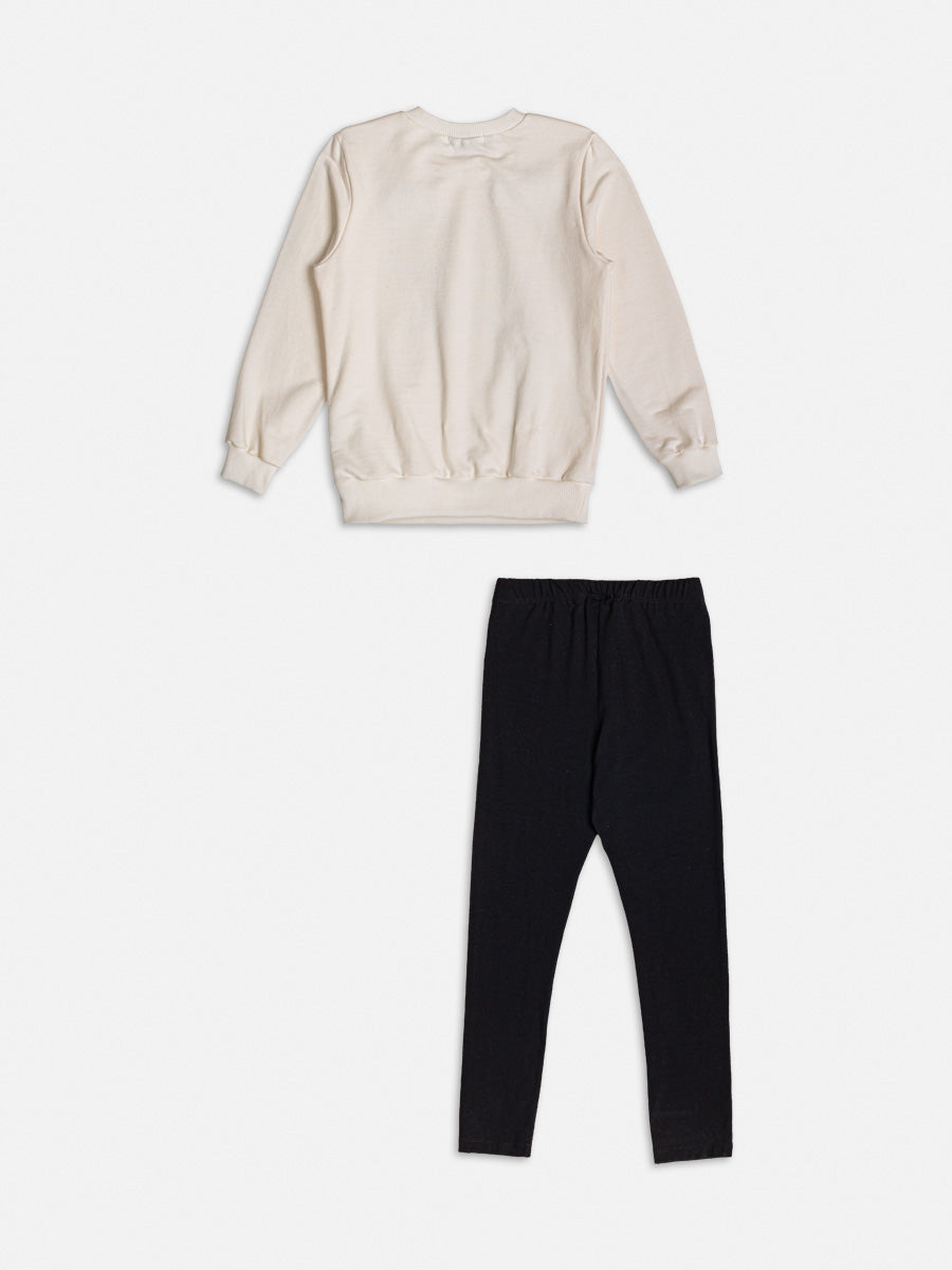 Conjunto Casaco Legging Perola - BambolePetit