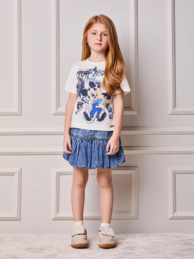 Saia Jeans Balone Animê