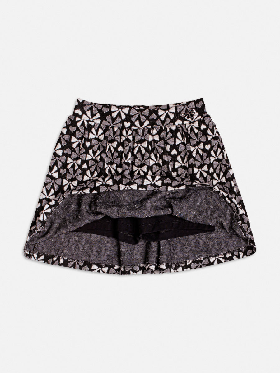 Conjunto Manga Longa Blusa Saia Preto - BambolePetit