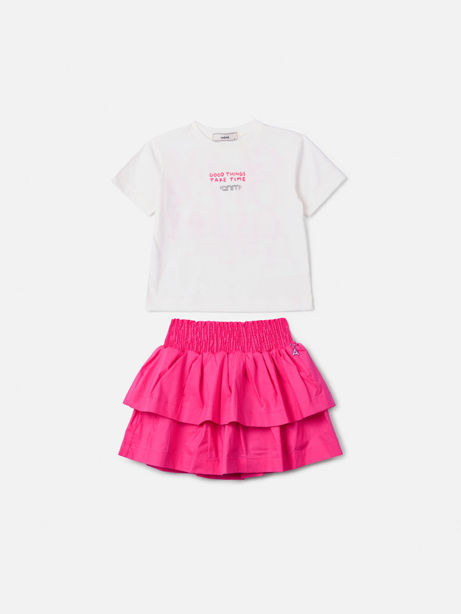 Conjunto Blusa e Saia Good Things Anime