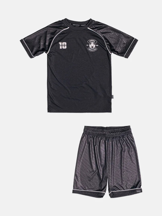 Conjunto T-Shirt Bermuda Preto Youccie