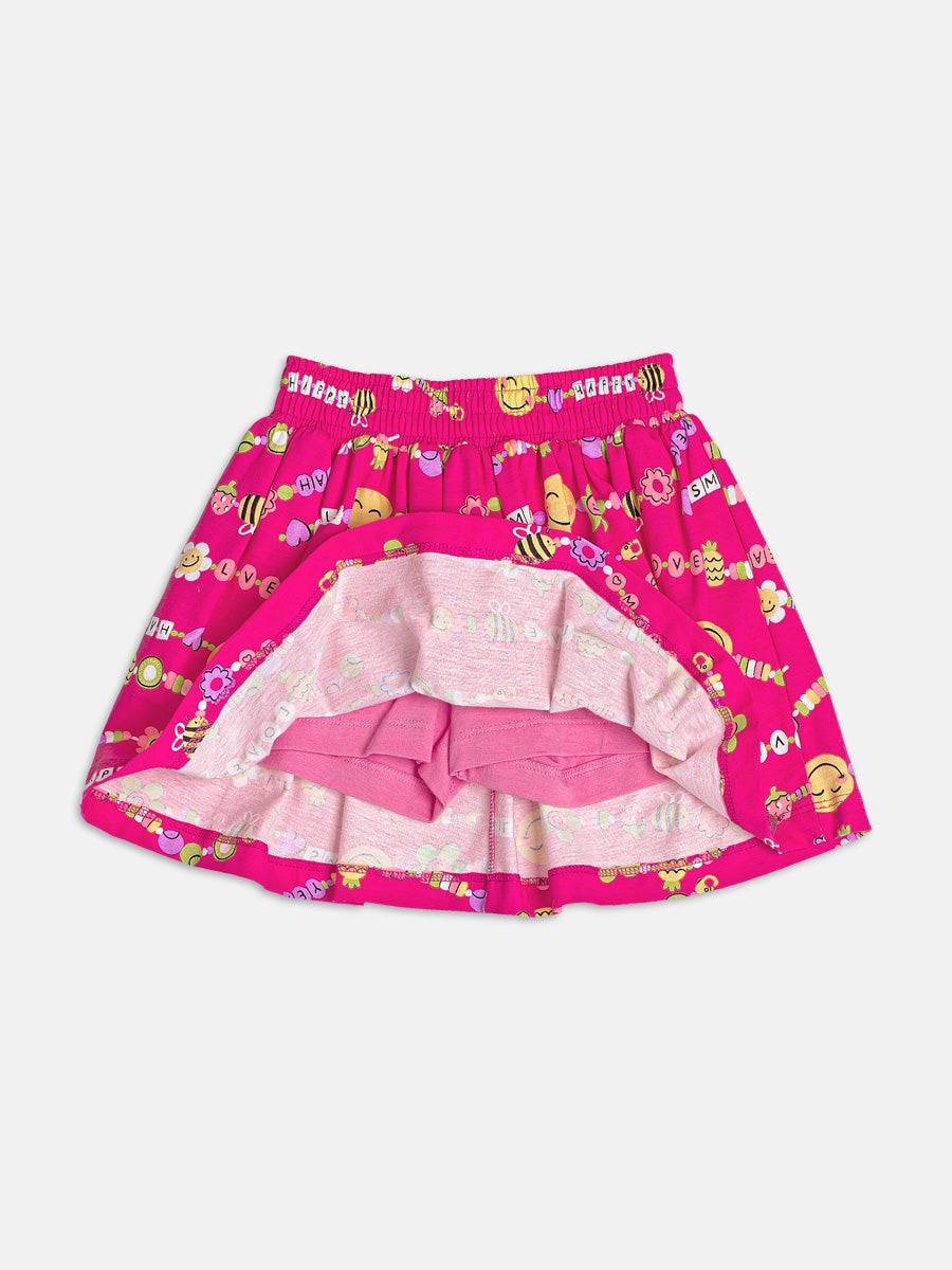 Conjunto Blusa e Saia Bolsa Smile Momi