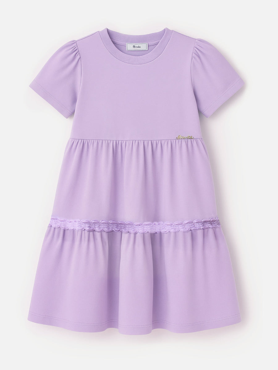 Vestido de Malha Lilas Bimbi