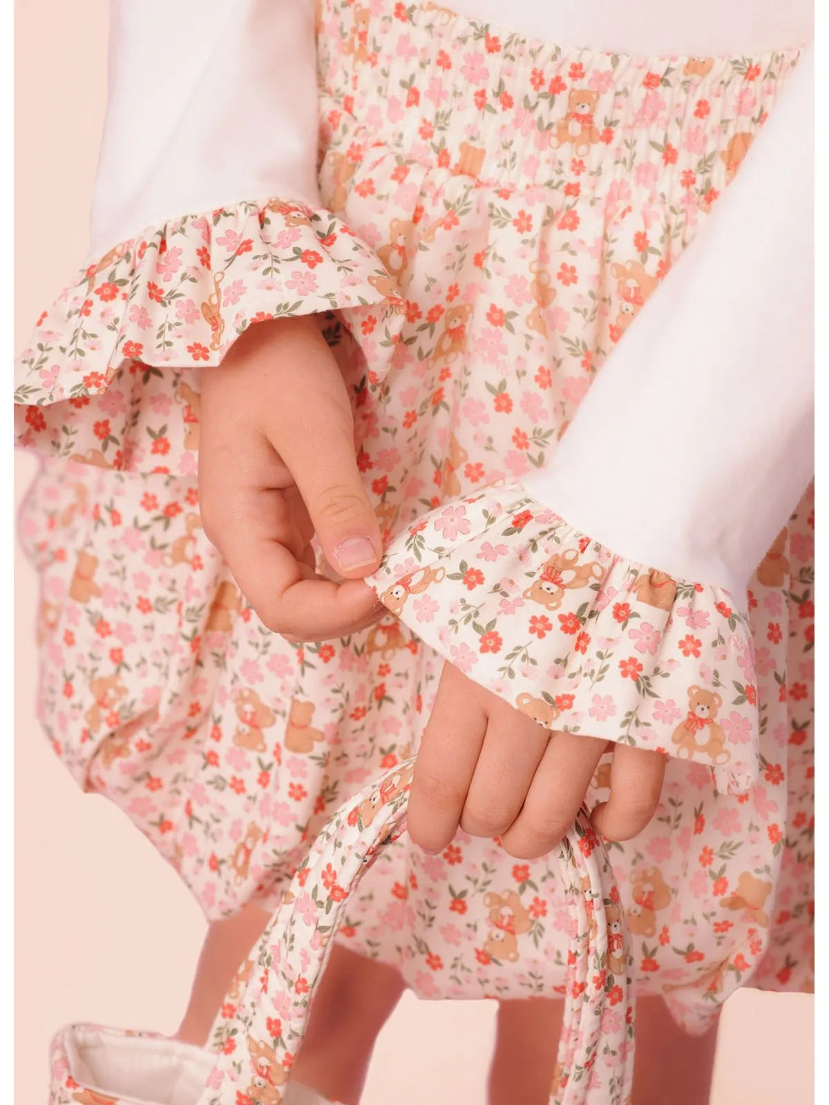 Blusa Cotton Estampa Liberty Pituchinhus Off White - BambolePetit