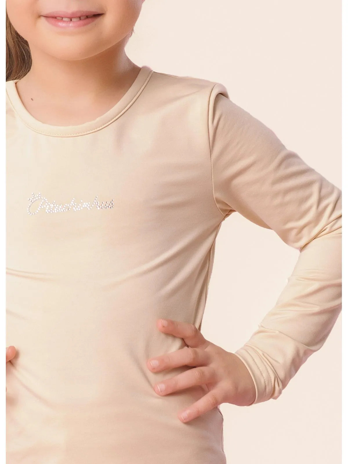 Blusa Térmica Pituchinhus Bege Claro - BambolePetit