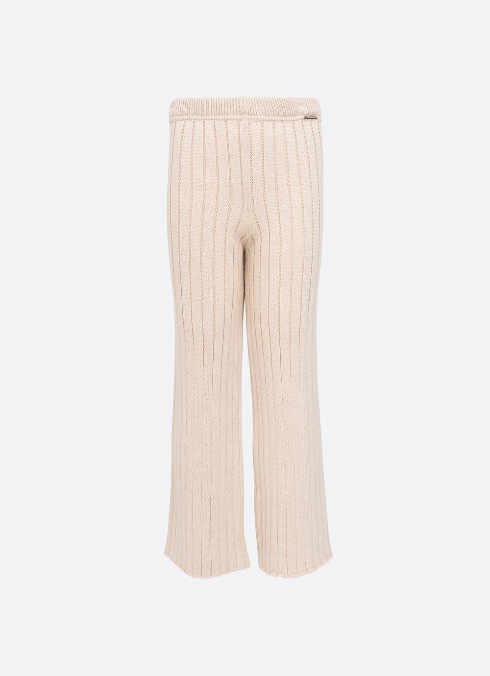 Calça Tricot Reta Maxi Canelado Ninive Pituchinhus