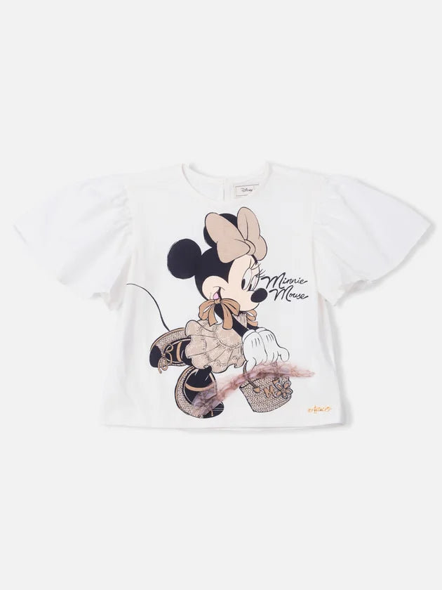 Conjunto Blusa e Saia Tule Minnie Mouse Anime
