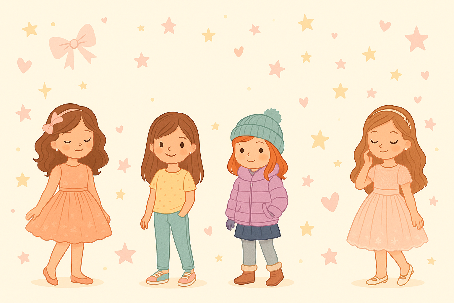 Com que roupa minha filha vai?