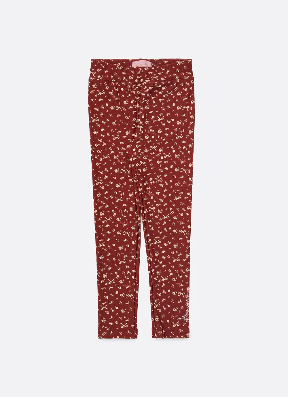 Legging Light Estampado Pituchinhus Mini Flores E Lacos Pituchinhus