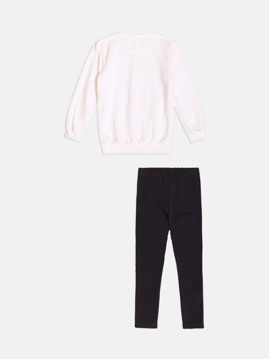 Conjunto Manga Longa Blusa e Legging Perola Momi