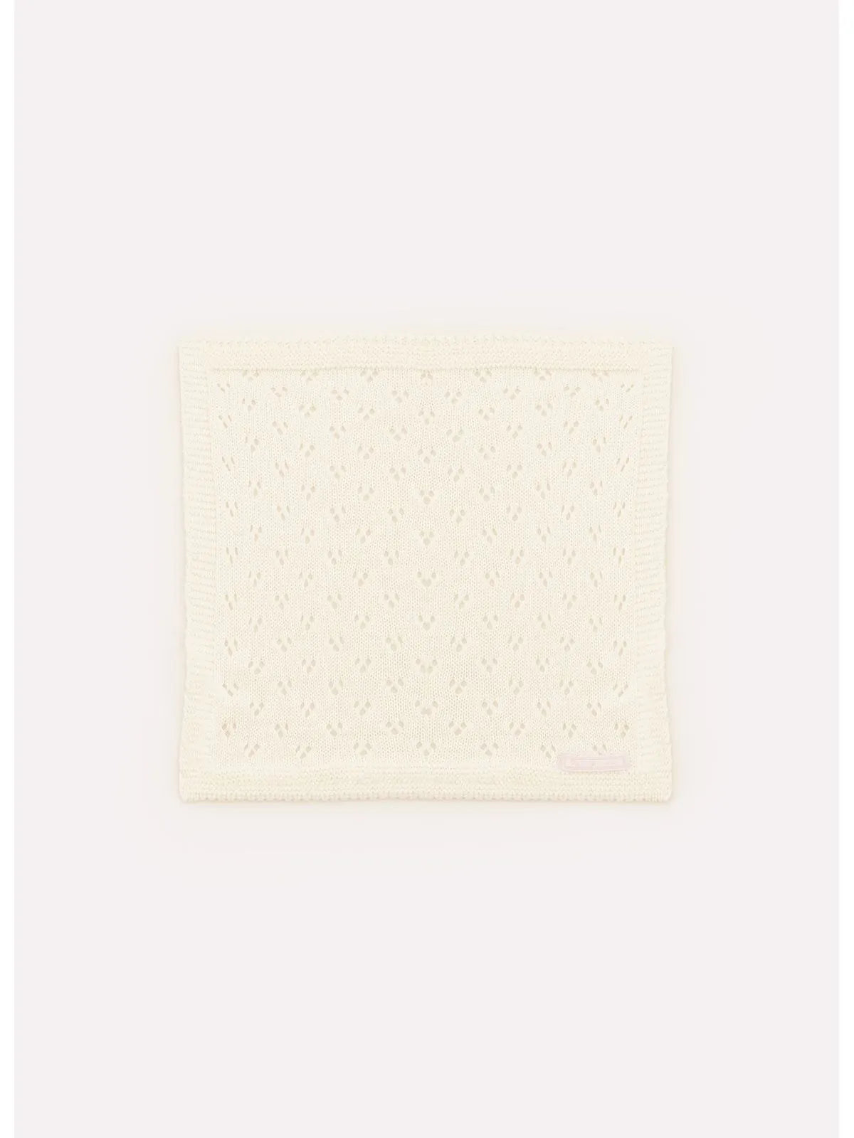 Naninha Tricot Ponto Crochê Pituchinhus Off White - BambolePetit