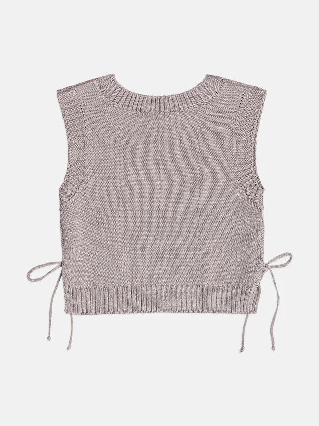 Colete De Tricot Hello Kitty Mescla Momi