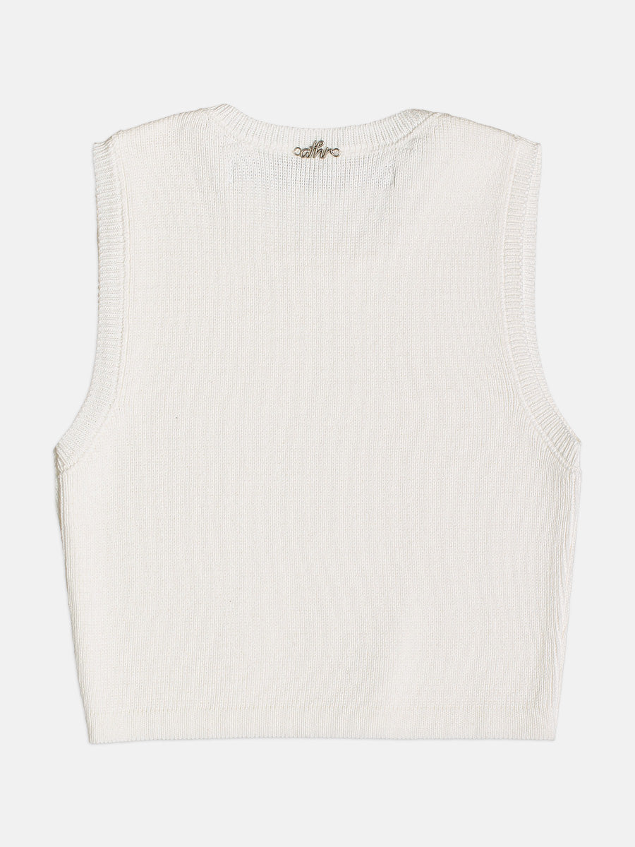 Blusa Tricot Off White I Am