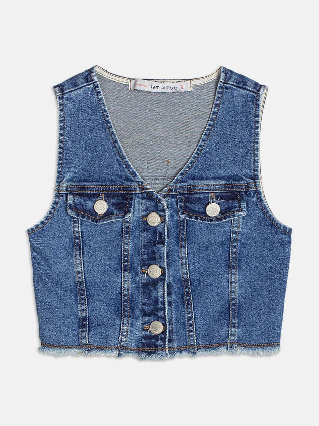 Colete Denim Jeans I Am