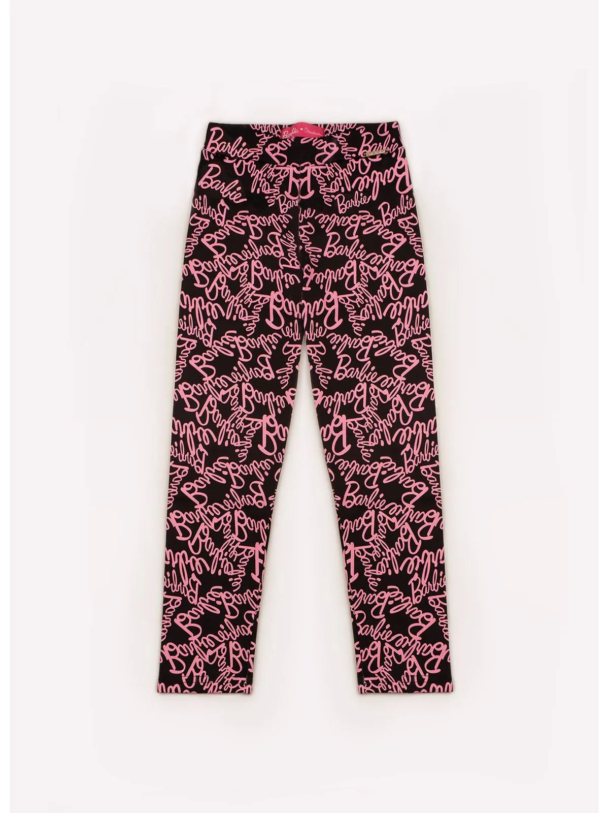 Legging Light Estampa Barbie Pituchinhus Barbie Fundo Preto - BambolePetit