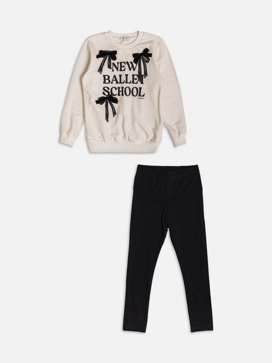 Conjunto Casaco Legging Perola - BambolePetit