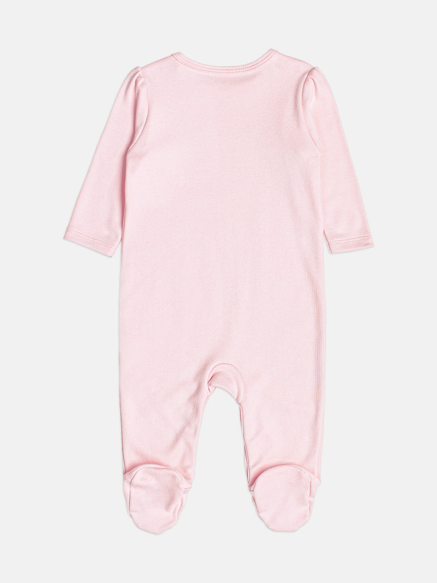 Macacao Com Strass Rosa Soft Momi