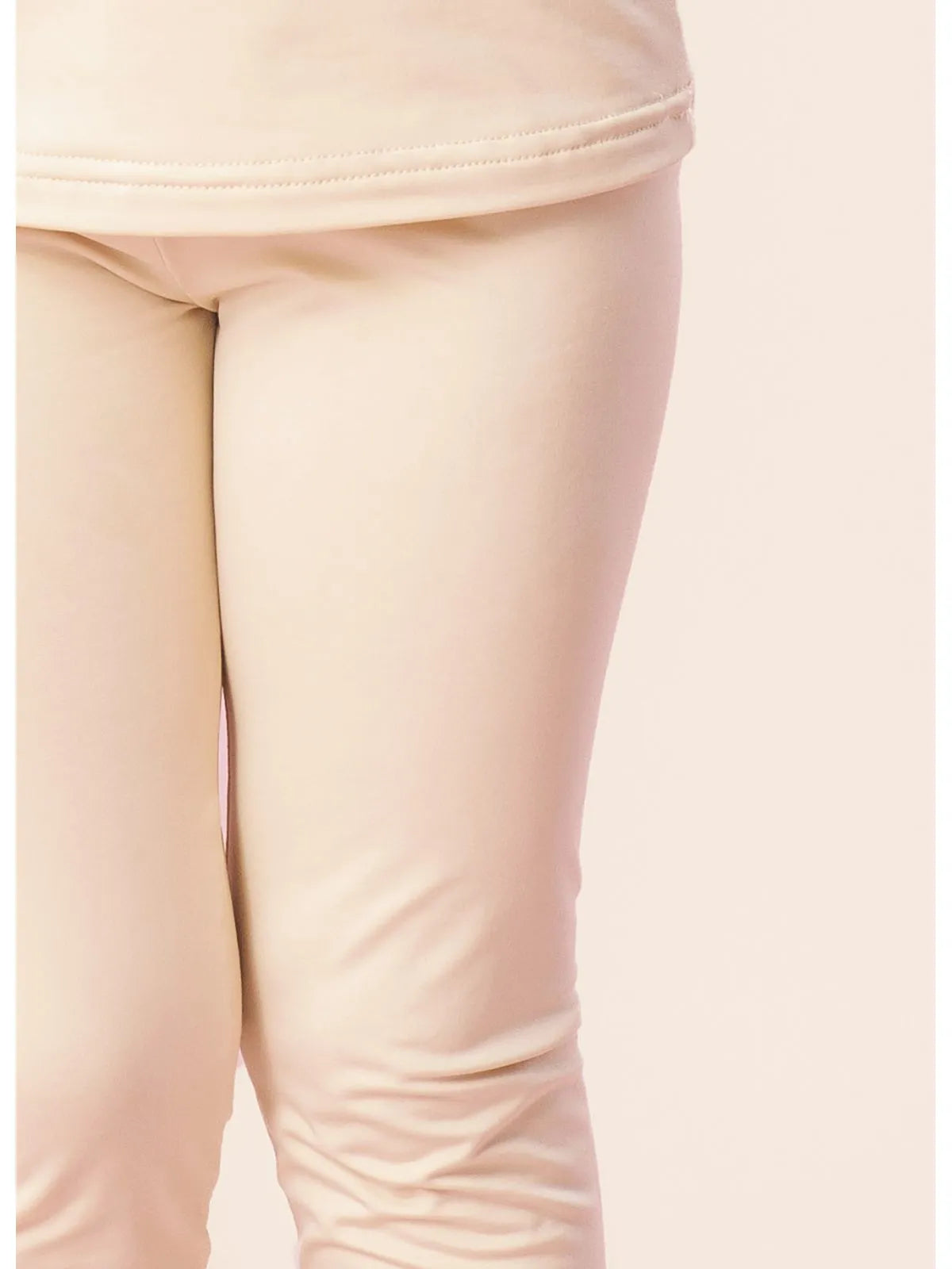 Calça Legging Térmica Pituchinhus Bege Claro - BambolePetit