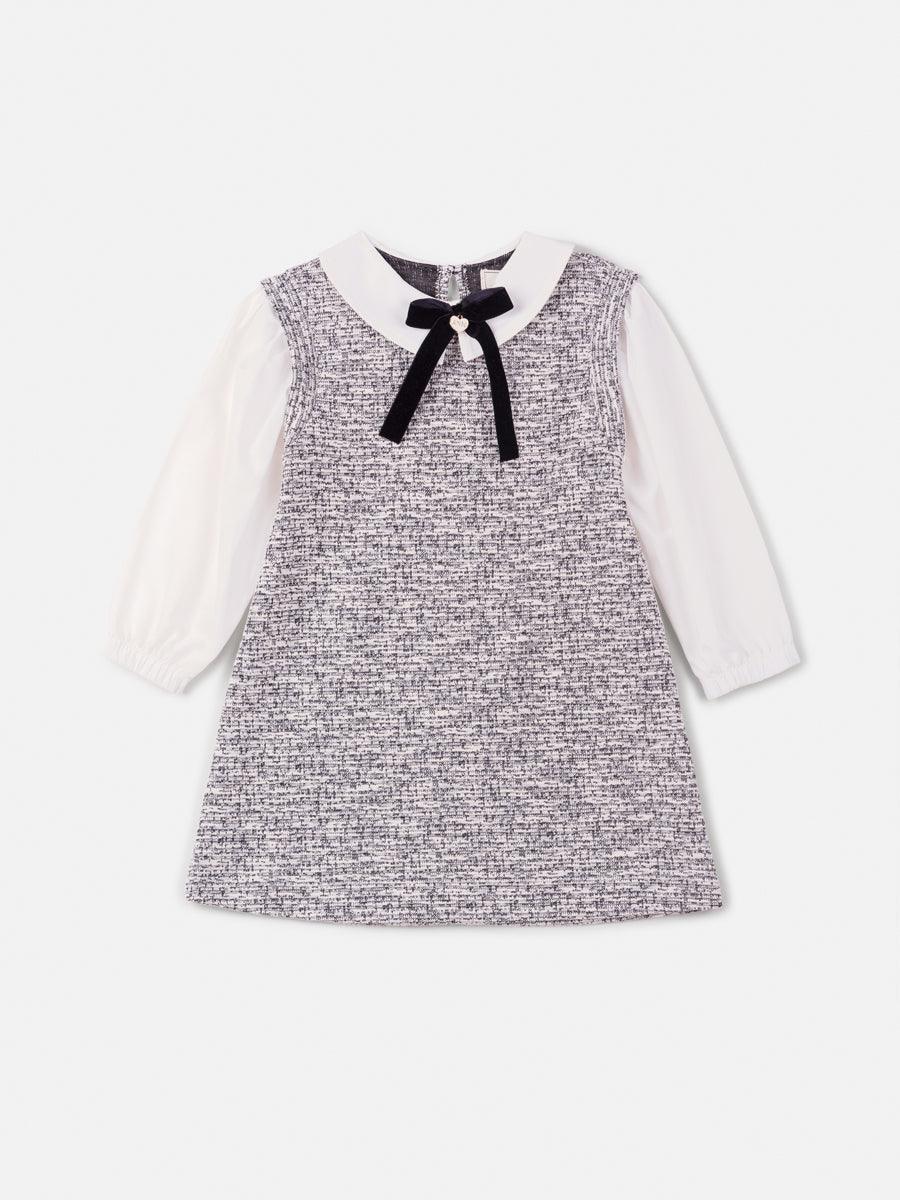 Vestido de Tweed com Golinha Boneca - BambolePetit