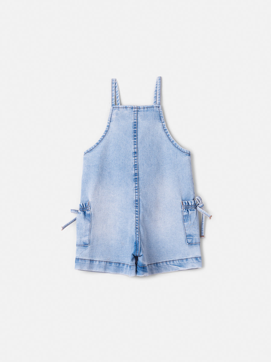 Jardineira Jeans Anime Petite