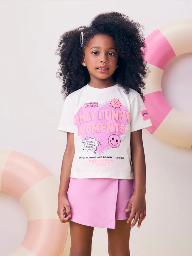 Blusa Funny com Strass Momi