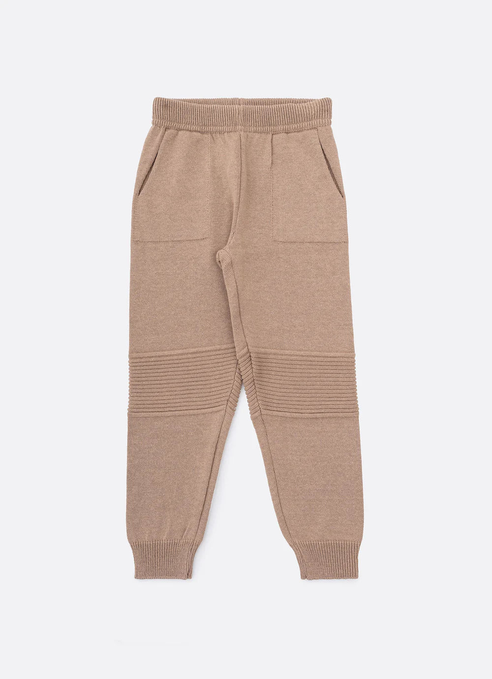 Calça Tricot Texturas For Boys Marrom Pituchinhus
