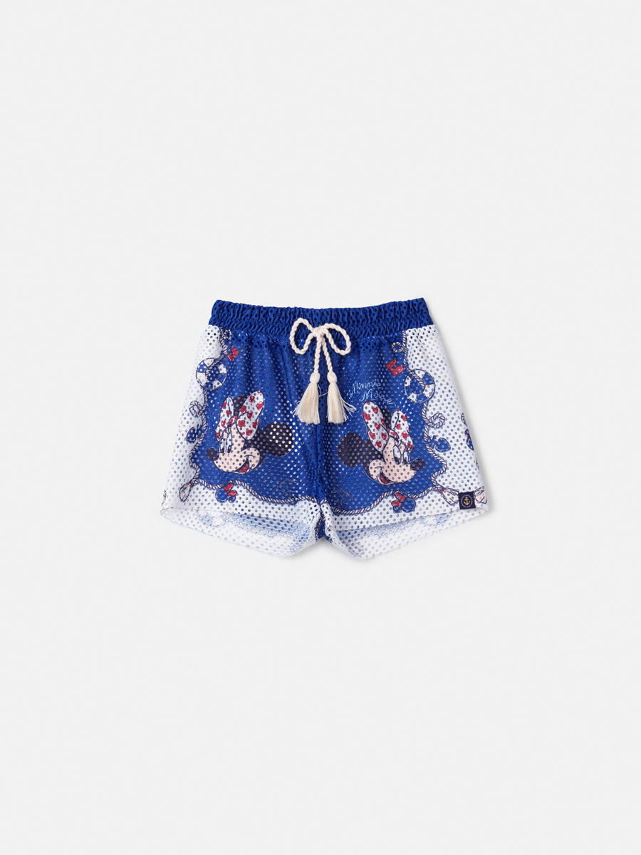 Short Saída de Praia da Minnie Anime